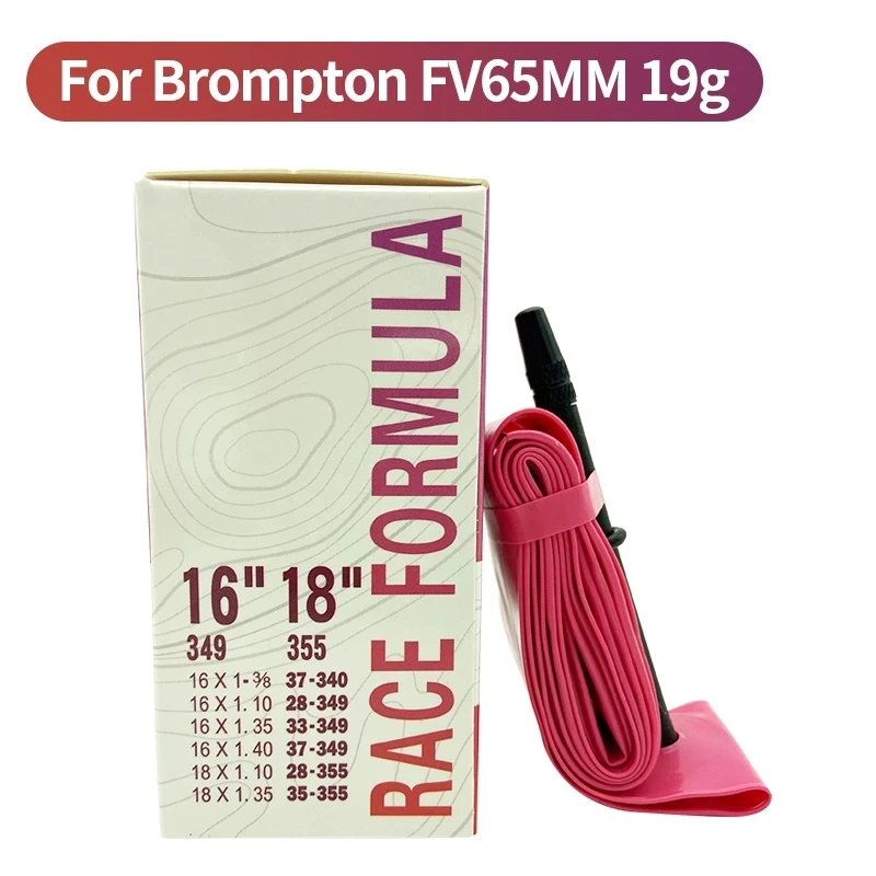 RideNow TPU Bike Inner Tube 349 355 16 x 1-3/8 For Brompton  Bicycle Superlight Tubes 19g