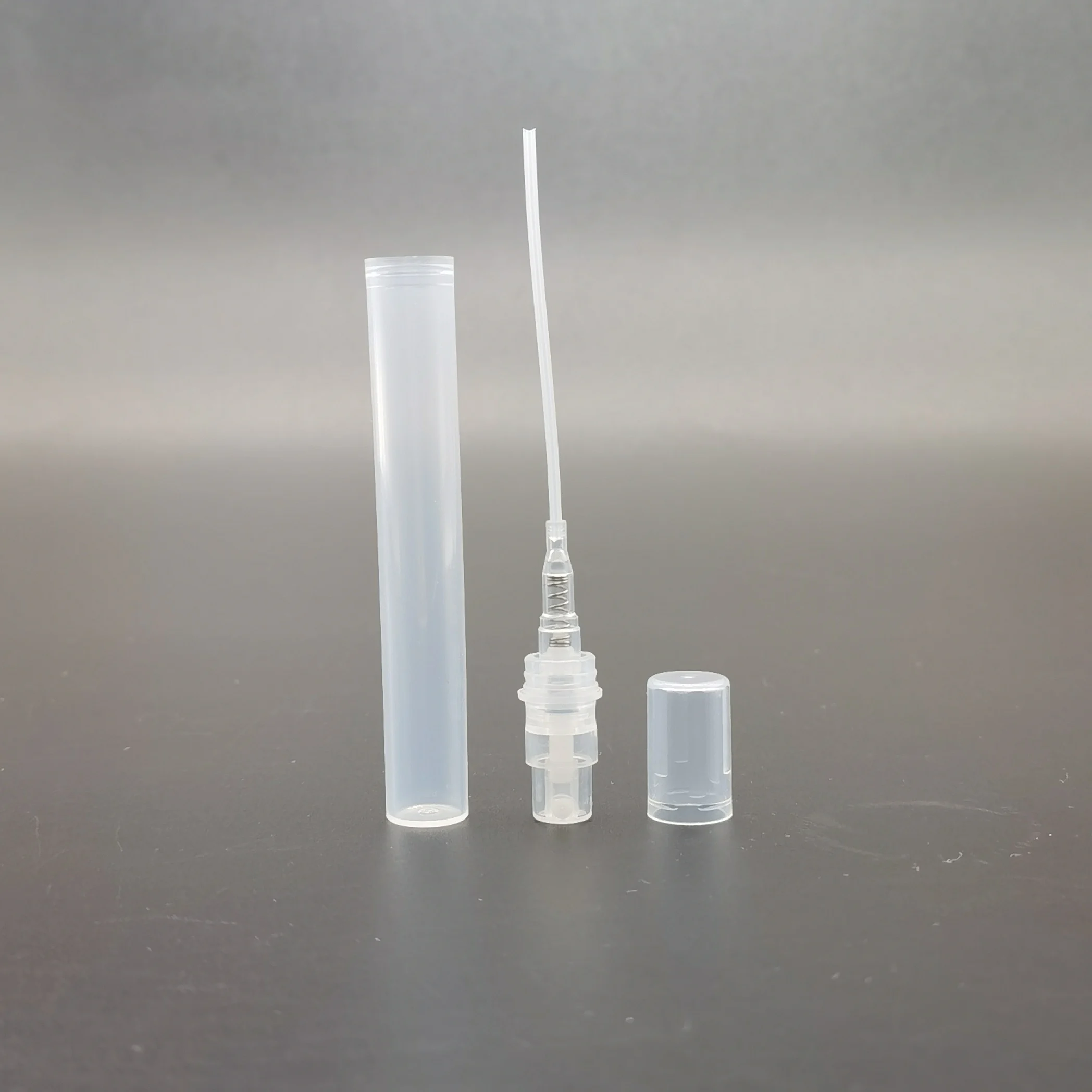 2ML 3ml Mini Plastic Travel Refillable Perfume Sample black Spray Bottles Atomizer Bottle