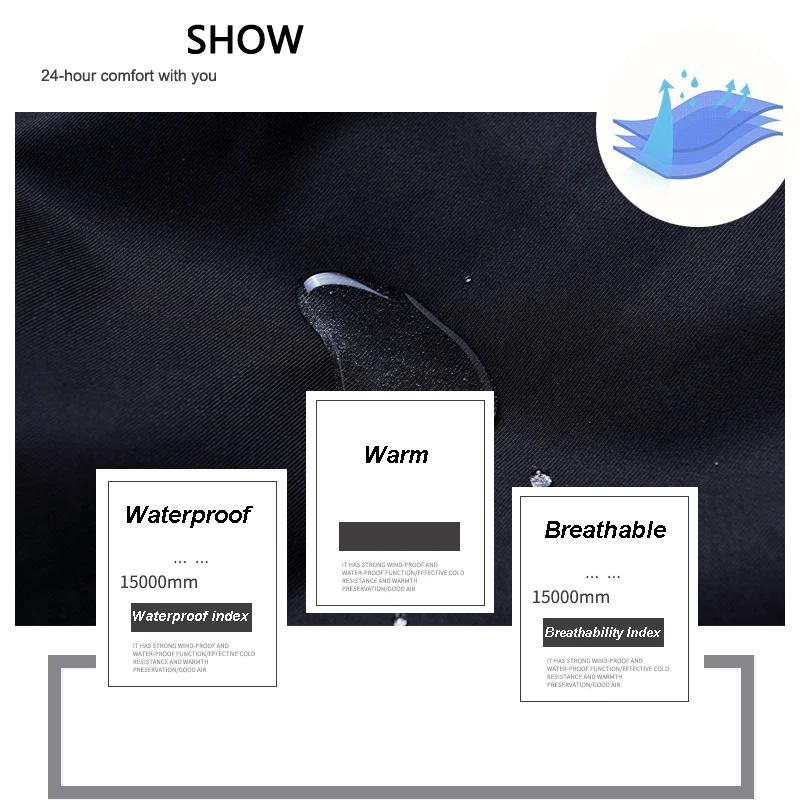 Ski Suit Unisex High Quality Winter Waterproof Ski Wear Jacket Men and Women One Piece Snowboard Ski Suit Outdoor Warm Snow Coat