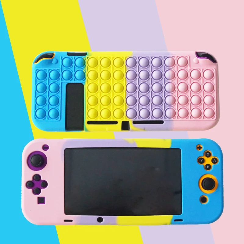 Чехол Fidget Popper всплывающий силиконовый защитный чехол для Nintendo