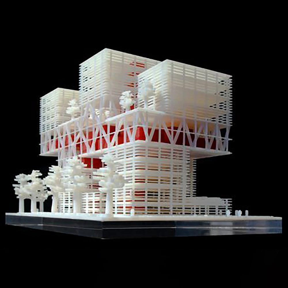 Dongguan linghang SLA SLS 3d Printer process Rapid Prototype for construction model service resin building part Rapid Prototype