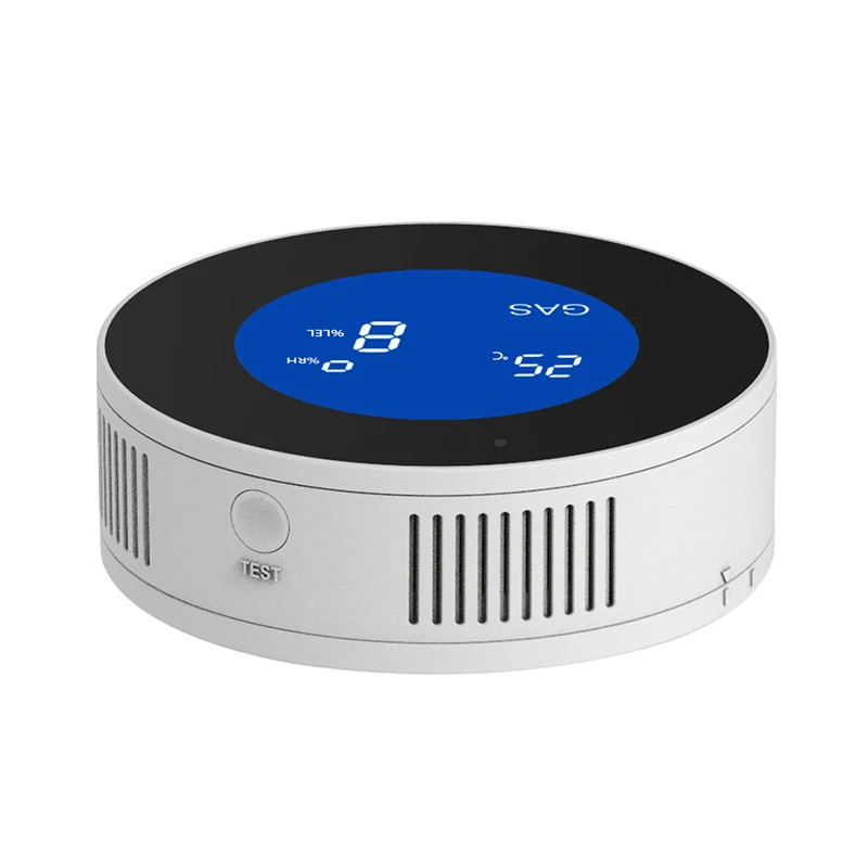 Tuya Smart Wifi Natural Gas Sensor Combustible Household Smart Gas Alarm Detector Leakage Sensor Wifi Temperature Detectors