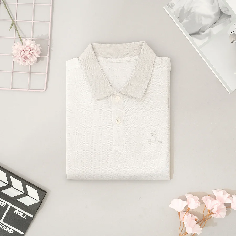 High Quality T-Shirt Polo Cotton Pour Homme Quick Dry Half-Sleeve Custom Logo Plastic Bag Packing Made In Vietnam Factory