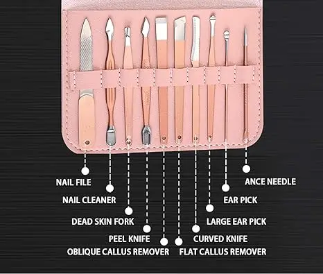 Professional Manicure Pedicure Set Stainless Steel Manicure Nail Clipper Set Manicure Set