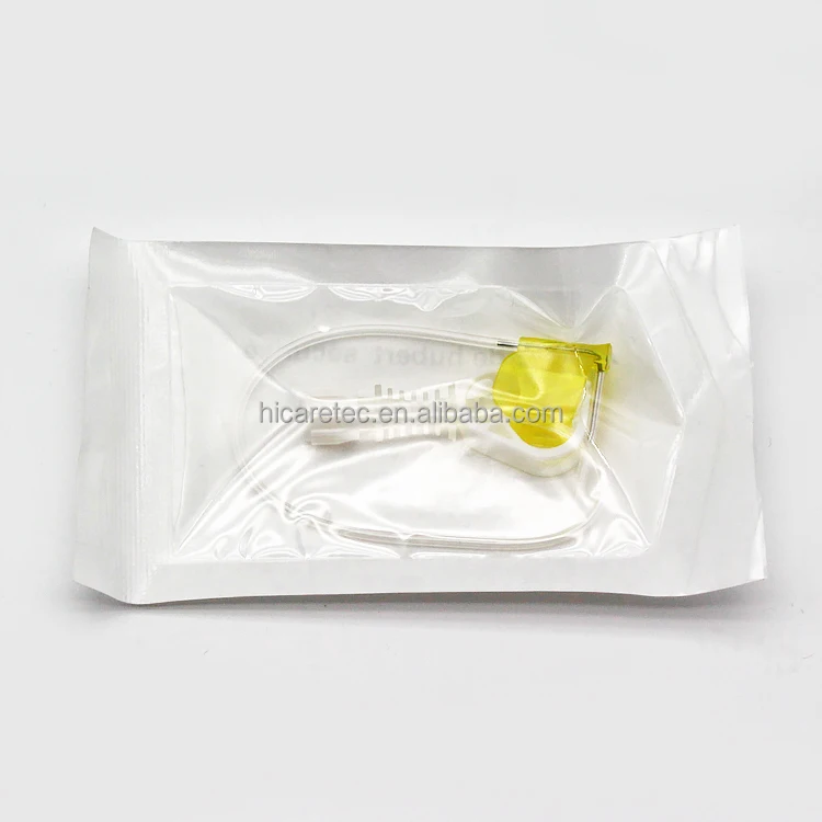 Disposable Straight 20g 22g Safety Huber Needle 90 degree