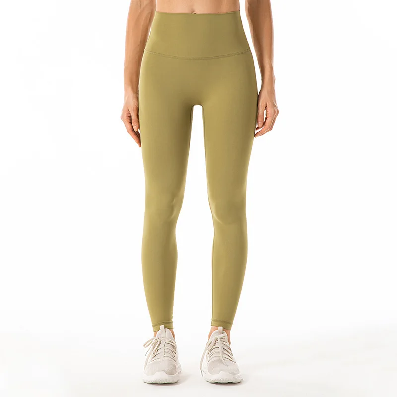 Buttery Soft Yoga Pants Women Lulu Naked Feel High Waisted Comfy Gym Compression Leggings Tummy Control Hip Push Up Workout Pant