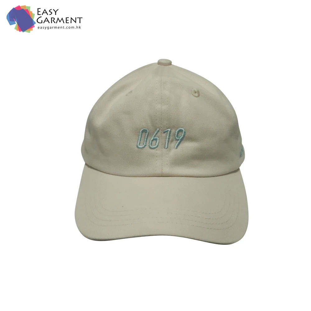 Customised Modern suede Metal Buckle short brim flexfit stitching Beige low crown baseball cap hat for uniform