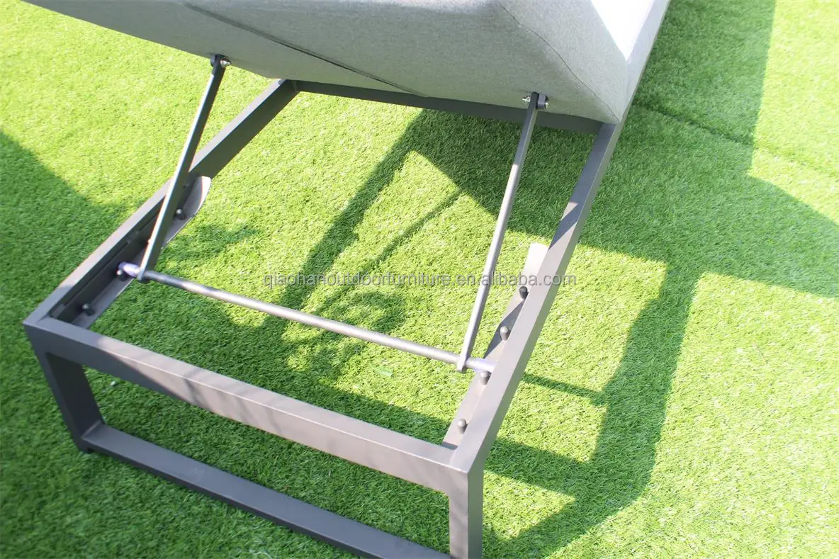 High Quality Full Aluminium Frame Outdoor Garden Furniture Patio Swimming Pool  Lounge Chair