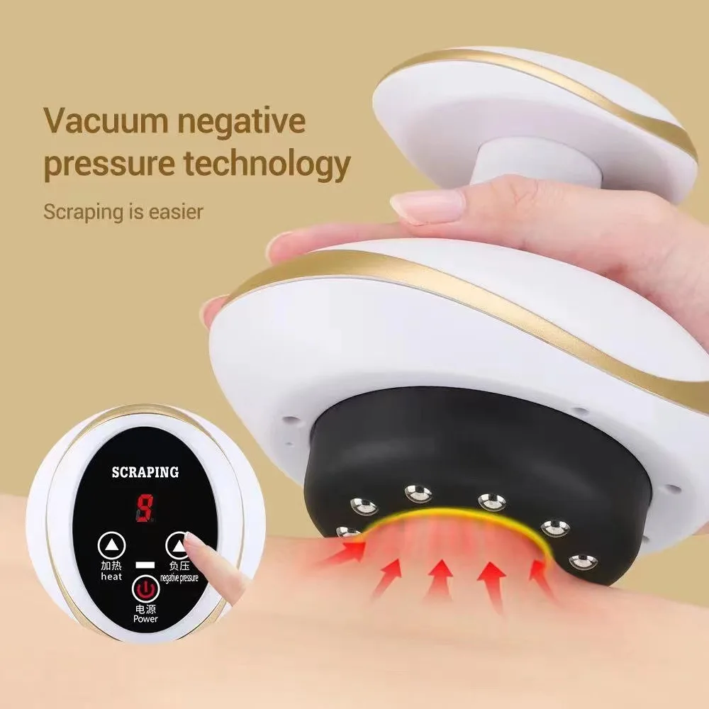 6/10/12 Gear Rechargeable Smart Cupping Cups Therapy Massager Cellulite Electric Vacuum Massage Cupping