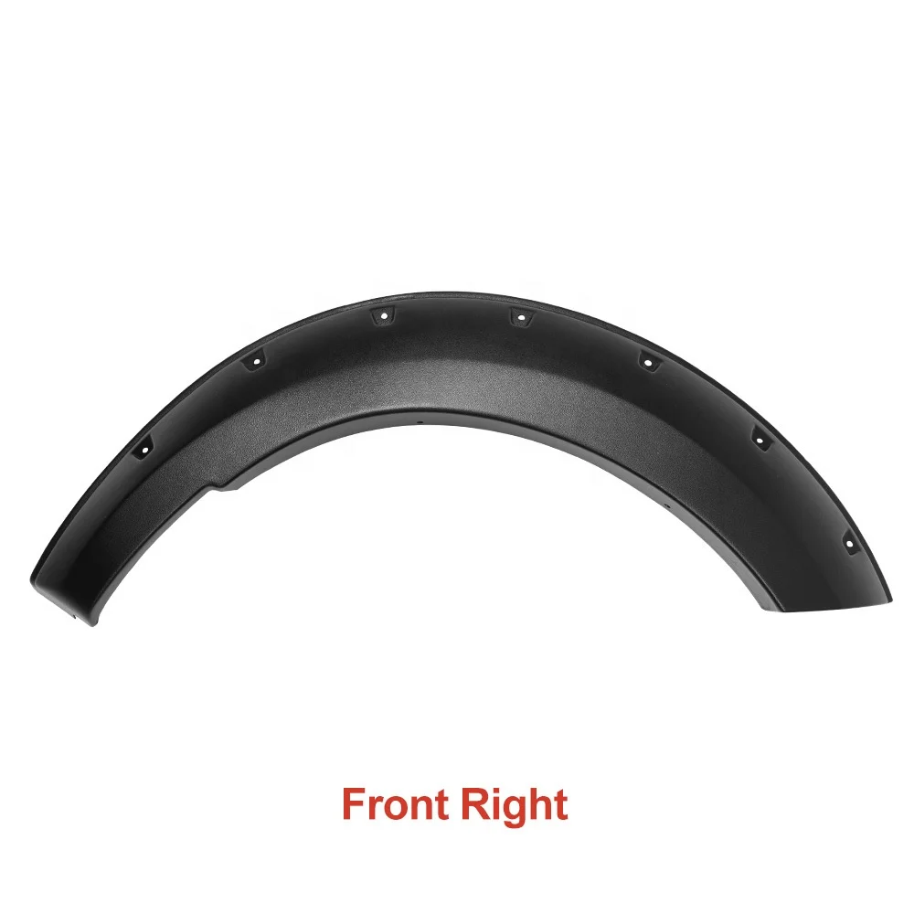 4x4 Car Accessories Black Wrinkle Fender Flares Wheel Arch Fit Navara D23 NP300 2014-2018