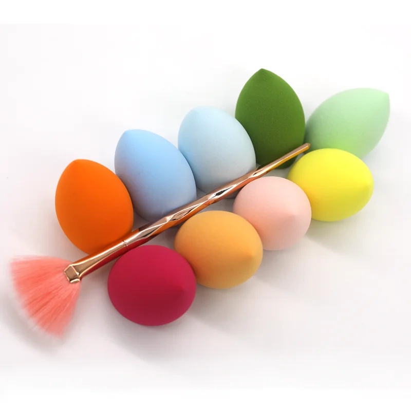 
Best selling sponge applicator and puff - macaron powder non latex free spong beauty makeup blender 