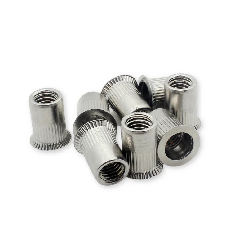 galvanized flat head Steel Zinc Plated threaded inserts countersunk Rivet Nut