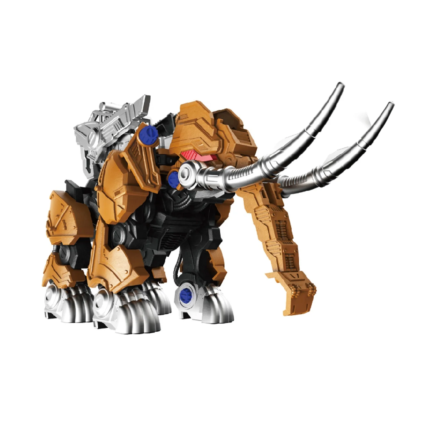 New Other Batteries AAA DIY Assembly Movable Ear Columbian Mammoth Tusk Ivory Mammuthus primigenius Toys Elephants for Kids