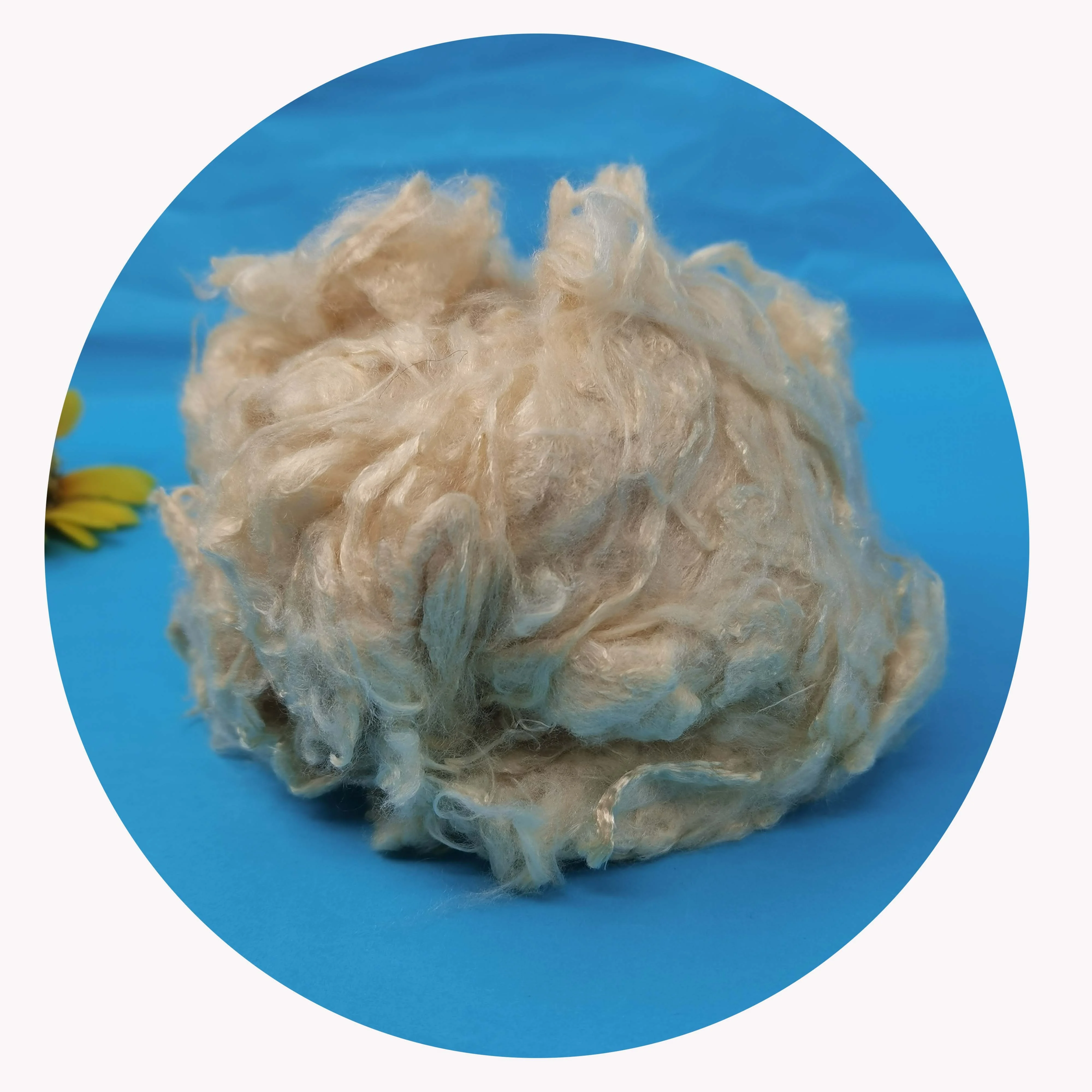 100% оригинальное натуральное бамбуковое штапельное волокно для наполнения