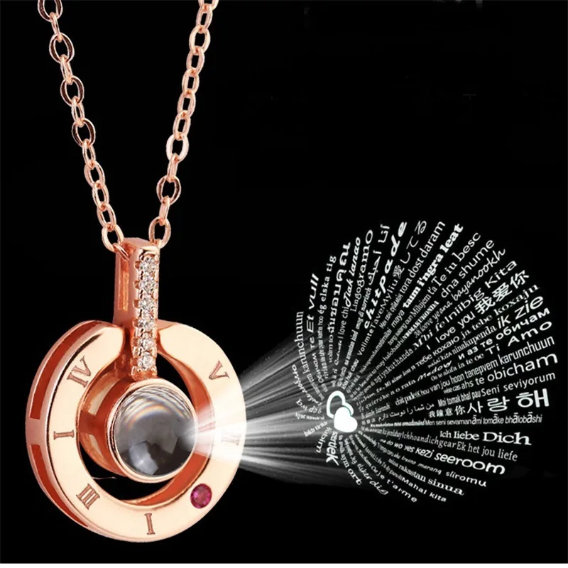 Wholesale I Love You Necklace Pendant Necklace Romantic Love Memory Wedding Necklace /