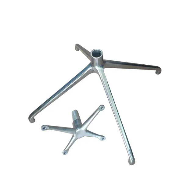 
Cast aluminum furniture feet Office Chair Accessories Furniture Hardware Parts Aluminum Chair Base Foot Processing and customization 