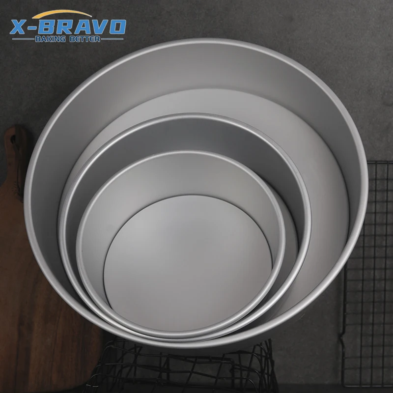 2 to 14 inch Baking Pans Cake Mould Non-stick Cake Pan Aluminum Removable Cake Mold Easy to Demould for Oven