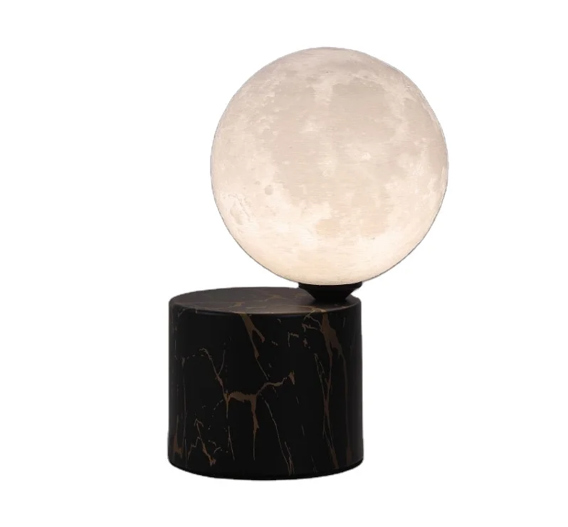 Amazon hot sale Christmas Gift Kids Led Night Light Moon Lamp Color can be customized 3D Printing Moon Lamp