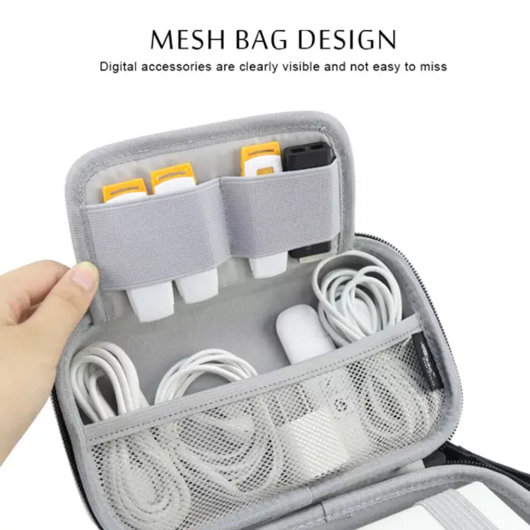 Custom Waterproof Plastic Small EVA Bags Zipper HDD SD Card Case