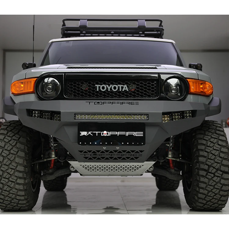 
Topfire Aluminium Steel FJ Cruiser Auto Exterior Accessories Body Parts Bumper for Toyota 