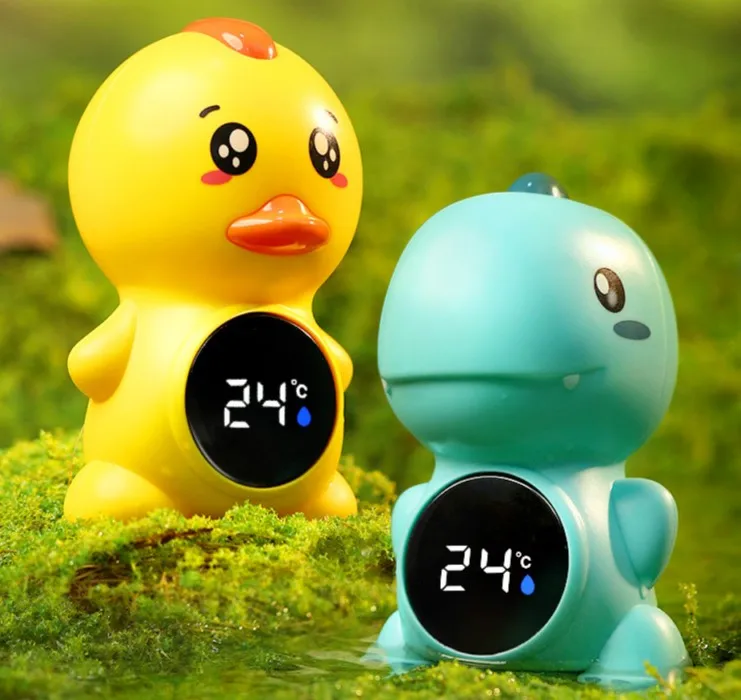 Quality Cartoon Duck Dinosaur Cute Kids Children Digital Baby Room Bath Water Thermometer for Children