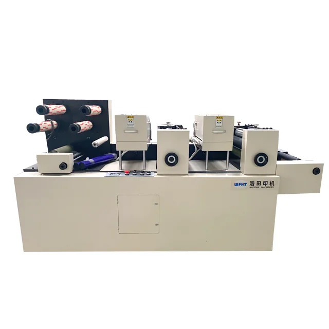 HT360-2 Double Color Bopp Tape Printing Machine mini Flexo Pvc