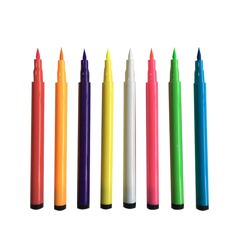 OEM Custom Logo 9 colors Eye Liner Neon Pen Wholesale Long Lasting Waterproof Private Label Vegan Fluorescence Eye Liner Pencil