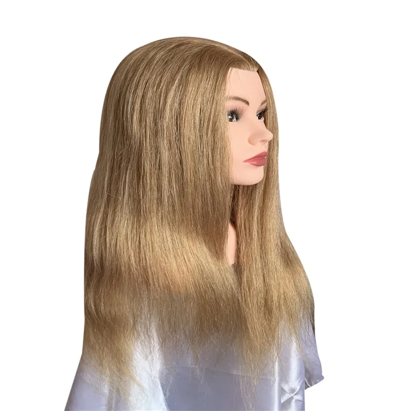 Factory wholesale cheap 100% human hair cheap asian custom female hairdresser salon training head mannequin for beauty school