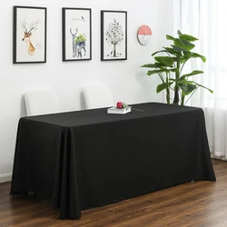 Polyester Rectangle Tablecloth for Home, Restaurant, Wedding, Party