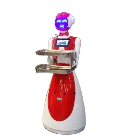 Restaurant humanoid food delivery robot smart waiter laser navigation robot