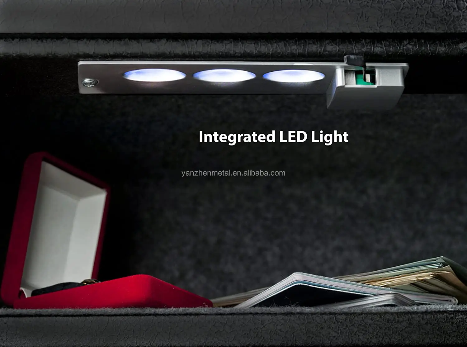 Security Safe biometric fingerprint hidden wall Safe office hotel home