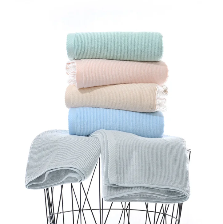 
bamboo Soft face Towels For adults Super absorption for Bathroom 5 colors Quick Dry Travel Gym Towels 