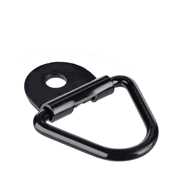 4pcs Heavy Duty V-Ring Bolton Trailers Anchor for Trucks Cargo Rope Bolt on Surface Mounting Bracket