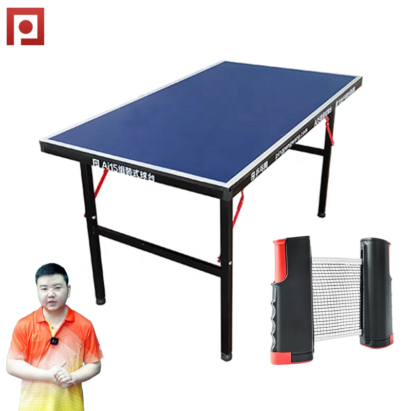 PINGPANGWANG Ai15 assembly type table tennis tables Portable pingpong Training Equipment in indoor OEM