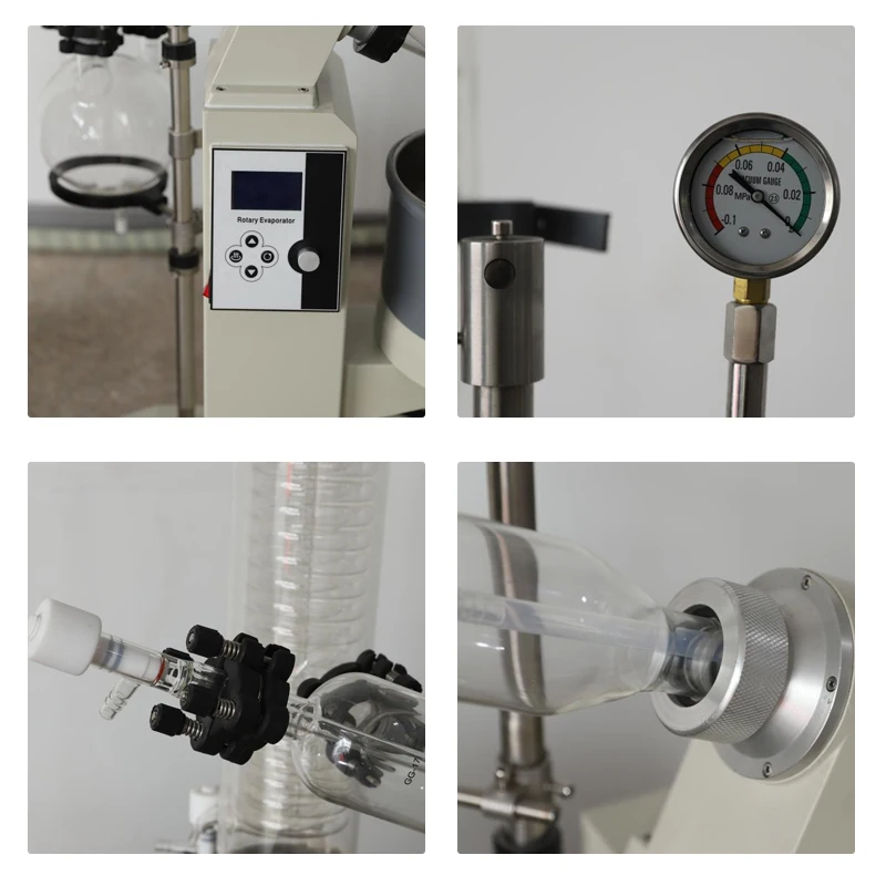 OEM Mini 2L 5L 10L 20L 50L Turnkey Vacuum Distillation Equipment water oil bath Rotary Evaporator Evaporation Rotovap