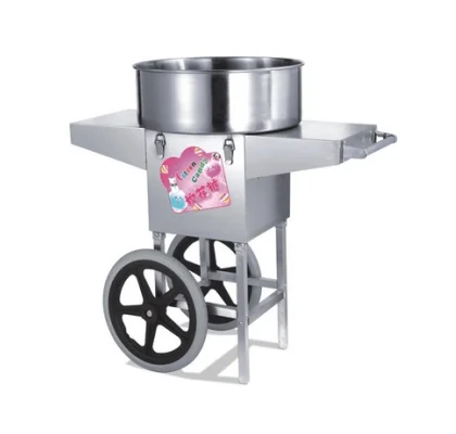 Commercial Cotton Candy Machine Cotton Candy  with Cart Snack Machine for Sale