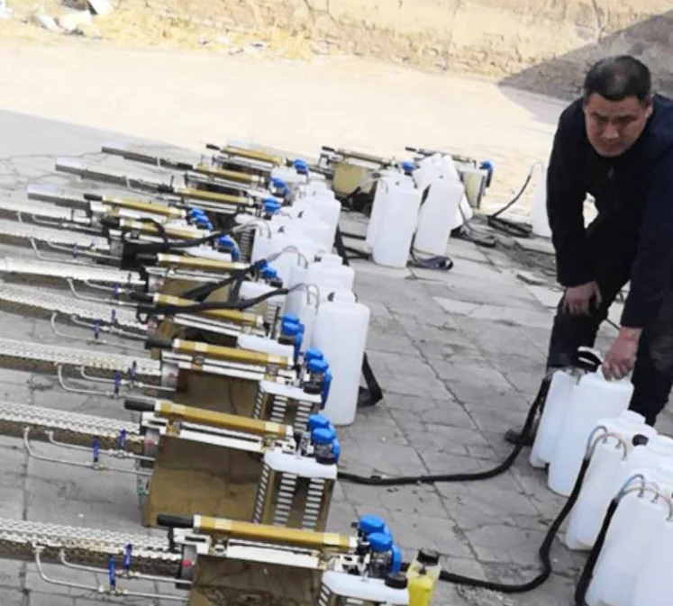 Automatic power disinfection thermal fogger machine orchard chemical insecticide sprayer for agricultural mosquito killing