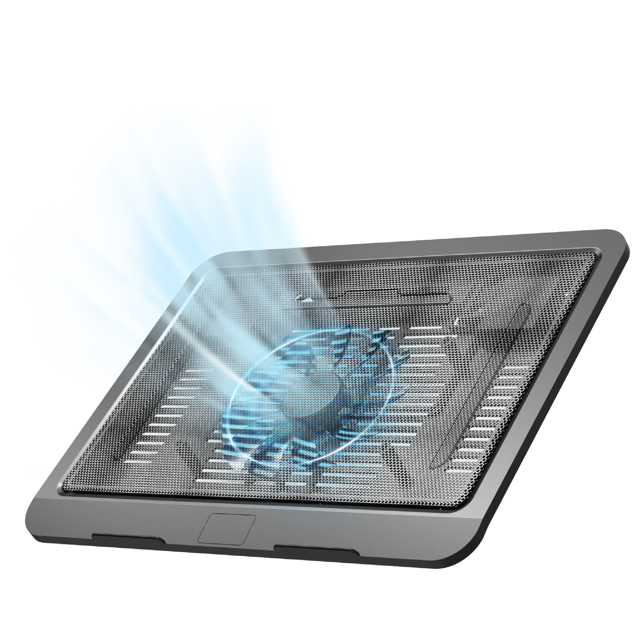 Mikuso NCP-063 14-15 inch Single Fan Notebook Radiator with LED Lights Laptop Cooling Fan Pad