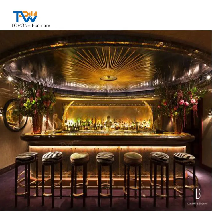 factory direct sell modern commercial bar furniture restaurant nightclub wine pub bar counter for sale