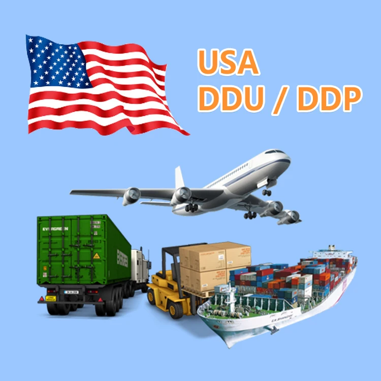 DDU DDP Shenzhen Shanghai Ningbo Xiamen qingdao shipping agent from China to USA
