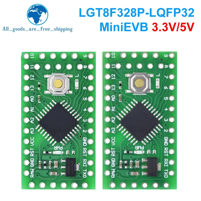 TZT LGT8F328P LQFP32 MiniEVB 3 В/5 В заменяет Pro Mini ATMEGA328P полностью совместимый с Arduino HT42B534-1 драйвер