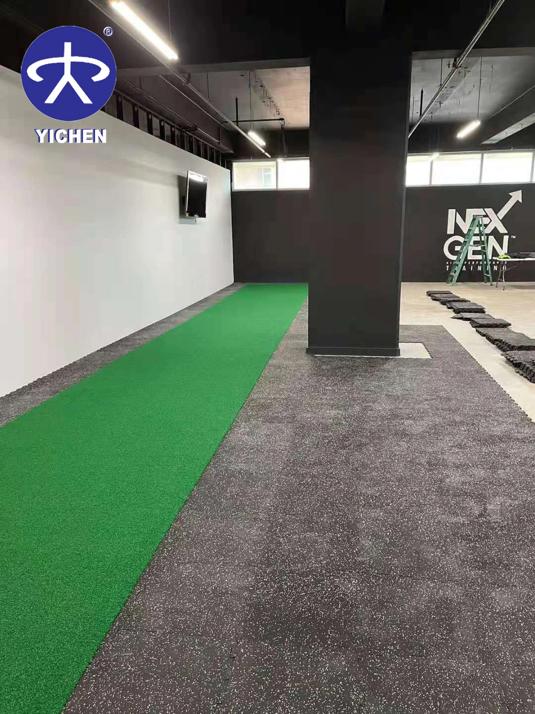 Durable longer using life non-toxic 15 mm thickness EPDM Colored gym floor rubber mat