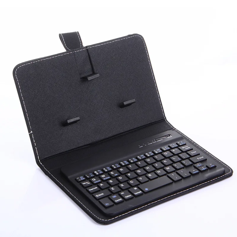 7inch Leather Phone Case with Wireless Keyboard 2 in 1 Special Design All System 2.4GHZ Keyboard