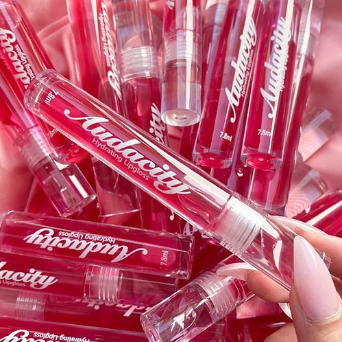 Round Clear Lip gloss Tube Transparent Packaging Empty Lipgloss Containers