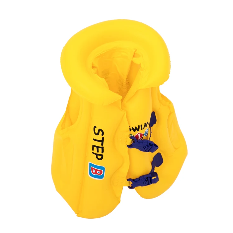 Whole Price Inflatable Life Vest, PVC Learn-to Swim Vest, Inflatable Swimming Life Jacket for Kids