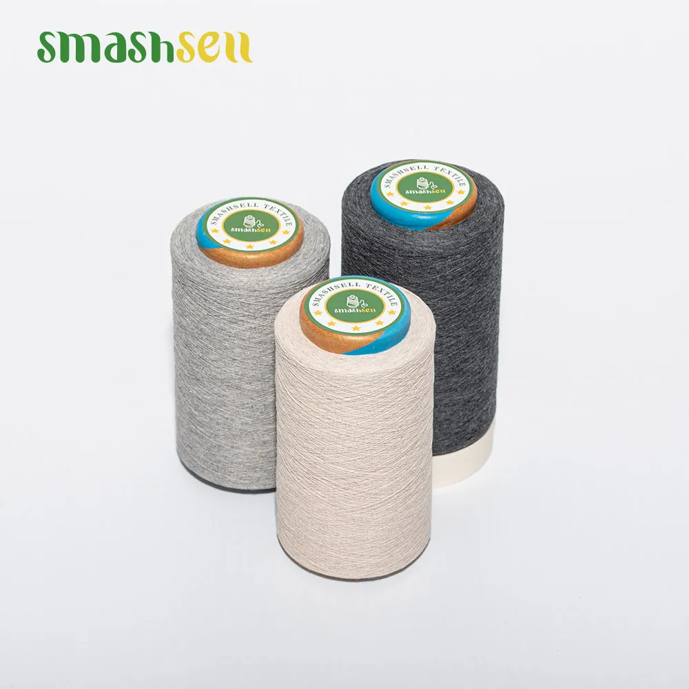 Polyester/Cotton Knitting Yarn Singapore 70/30 Poly/Cotton Knitting Ne 8/1 52/48  Knitting Yarn