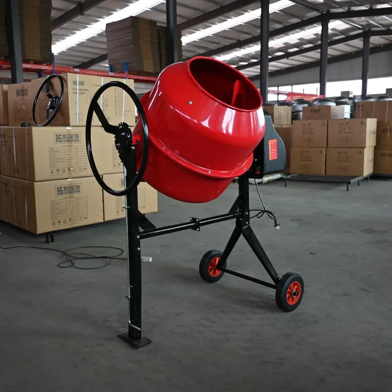 New Type  200L Portable Mini Concrete Mixer Low Noise for Construction