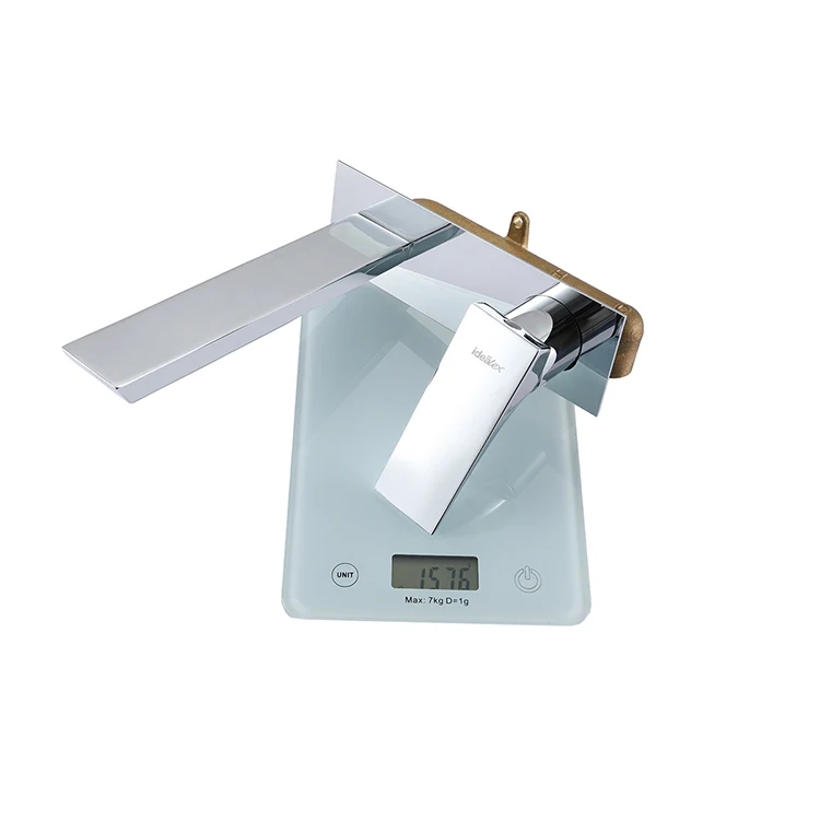 Ares Idealex luxury water brass wall mount basin faucet mixer bathroom tap faucet