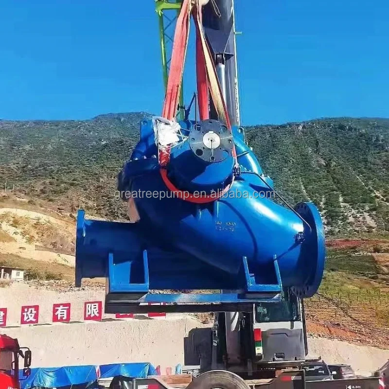 ES High Quality Capacity Head Impeller Lister Electric Axially Water Farm Horizontal Double Suction Split Pump