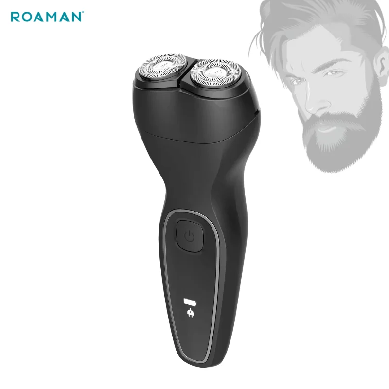 MINI Portable Eco-friendly Tact Switch Electric Men Shaver with Double Head Beard Shaver